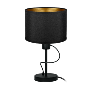 KYLO 1P E27, night lamp, max. 60W, black