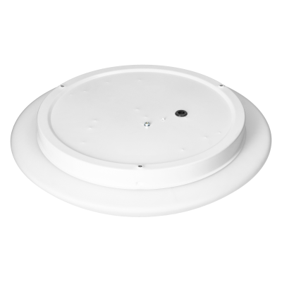 LUBA oprawa LED, 24W, 3000K, 2200lm, biała-stal, klosz matowy-szkło, IP44