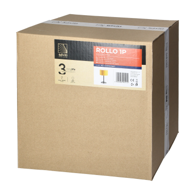 ROLLO lampa nocna, moc max. 1x60W, musztardowa