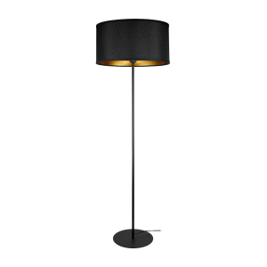 KYLO 1P E27, floor-standing lamp, max. 60W, black