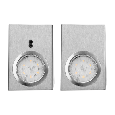 Under-cabinet LED light with a touchless switch, 2.5W, 180lm, 4000K, INOX