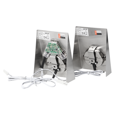 Under-cabinet LED light with a touchless switch, 2.5W, 180lm, 4000K, INOX