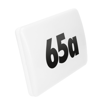 PORFIR LED 12W, oprawa oświetleniowa z numerem domu, 950lm, IP65, 4000K, IK10