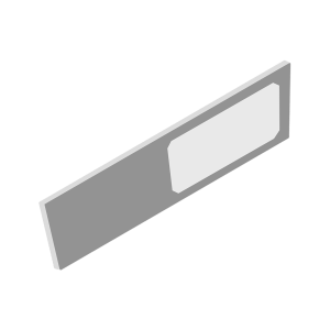 PLANA LED under-cabinet lamp, 4W, 240lm, 4000K, grey