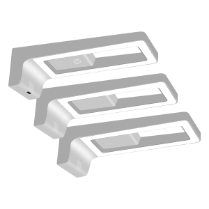 ARTUS LED under-cabinet lamp set, 3x3W, 3x225lm, 4000K,...