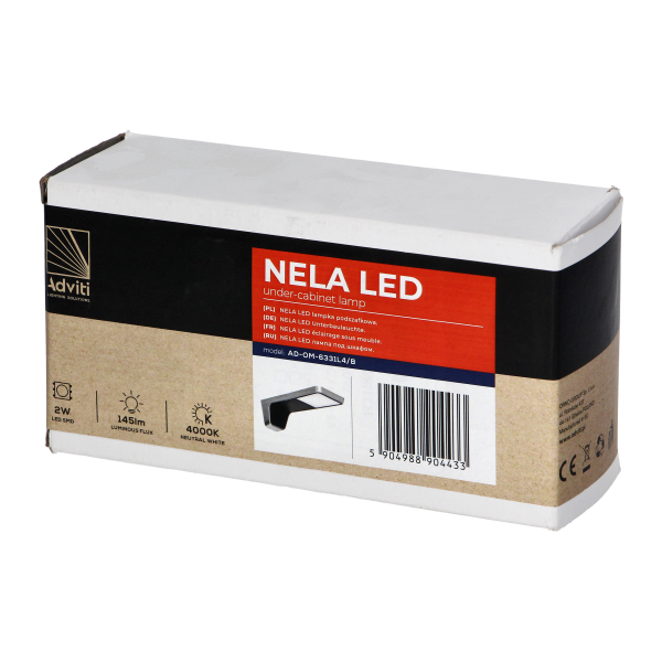NELA lampka podszafkowa LED, 2W, 145lm, 4000K,...