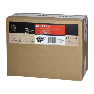 NELA set of 5 under-cabinet LED lamps, 4x2W+7.5W, 4000K,... 2