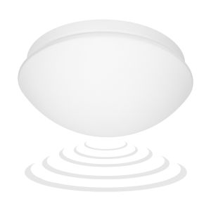 MARIN, ceiling light with microwave motion sensor, 60W,...