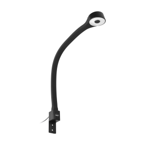 TEO LED bedside lamp, 1,8/7,5W, 90lm, 4000K, with USB, black
