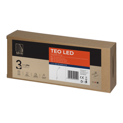 TEO lampka nocna LED, 1,8/7,5W, 90lm, 4000K, z USB, biała
