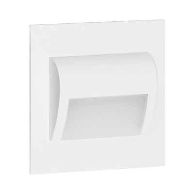 DRACO LED NEW flush-mounted staircase light fitting 1.5W, 12VDC, 30lm, 4000K, white, innovative installation