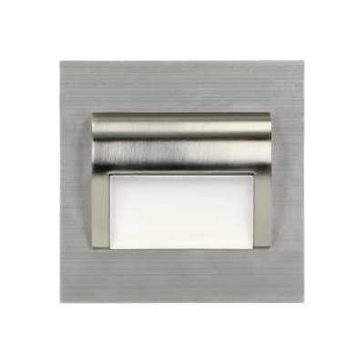DRACO LED NEW flush-mounted staircase light fitting 1.5W, 12VDC, 30lm, 4000K, satin, innovative installation