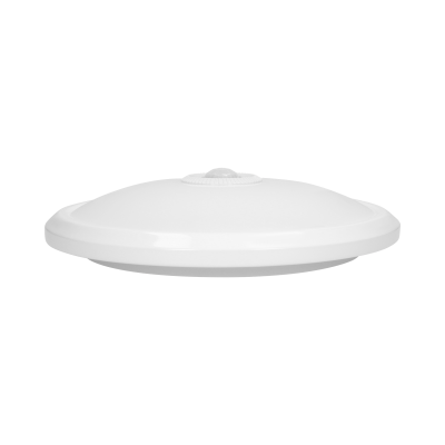 ZONDA LED EMERGENCY 12W/1,2W, plafon z czujnikiem ruchu, 800lm/80lm, IP20, 4000K, poliwęglan mleczny, biały