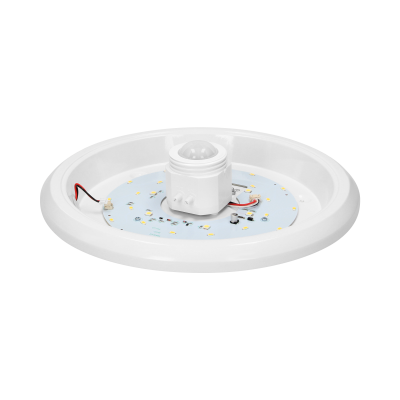 ZONDA LED EMERGENCY 12W/1.2W, ceiling light with motion sensor, 800lm/80lm, IP20, 4000K, milky PC, white