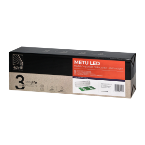 Oprawa sieciowo-awaryjna METU LED 2,7W, 3H, IP65, 6000K 2
