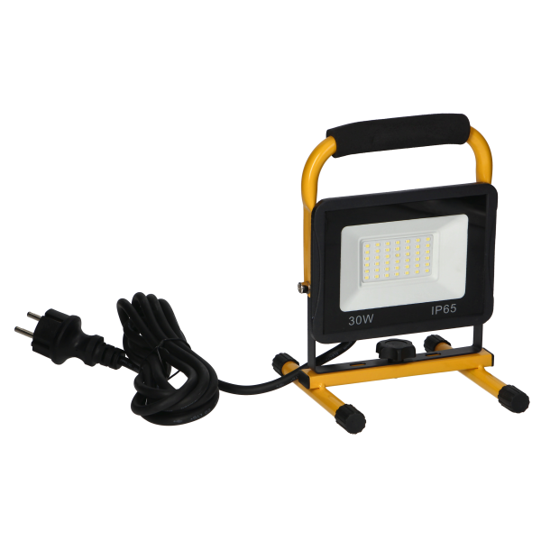 STATIX workshop floodlight on a stand, 30W,...