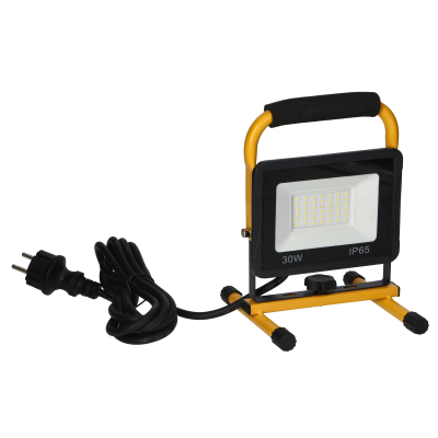 STATIX workshop floodlight on a stand, 30W, 2400lm, IP65, 6000K
