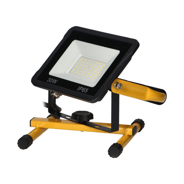STATIX workshop floodlight on a stand, 30W,...