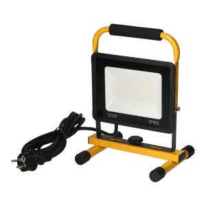 STATIX workshop floodlight on a stand, 50W, 4000lm, IP65,...