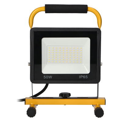 STATIX workshop floodlight on a stand, 50W, 4000lm, IP65, 6000K