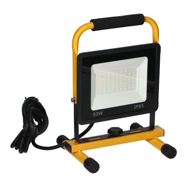STATIX workshop floodlight on a stand, 50W,...