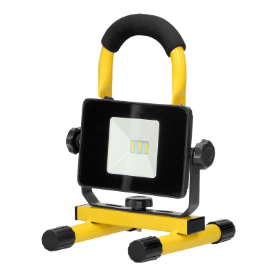 BATRI LED 10W, workshop floodlight, portable, with battery, 800lm, IP65, 6500K, 2200mAh