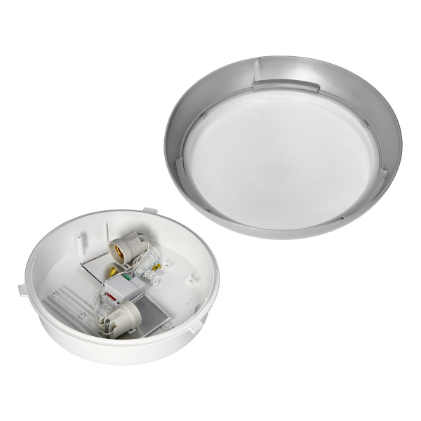 KOKO luminaire 2xE27 with microwave motion...