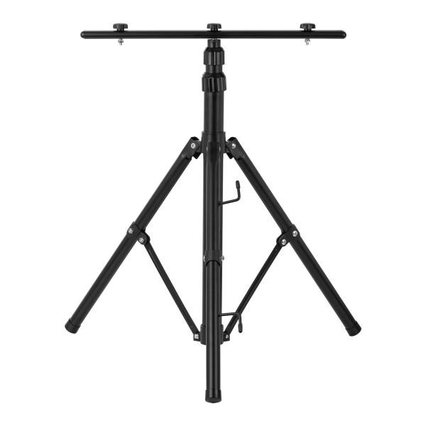 Double tripod for LED floodlights, black