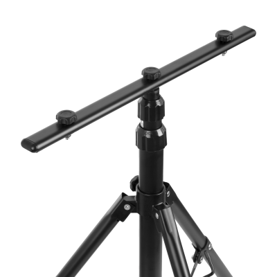 Double tripod for LED floodlights, black