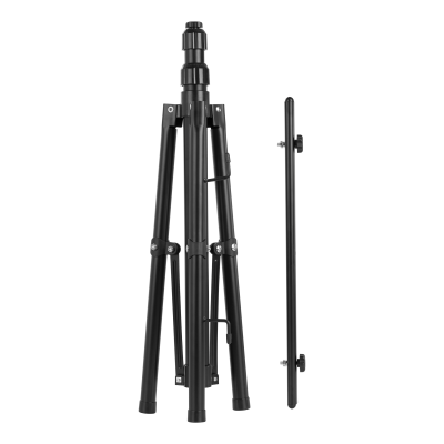 Double tripod for LED floodlights, black