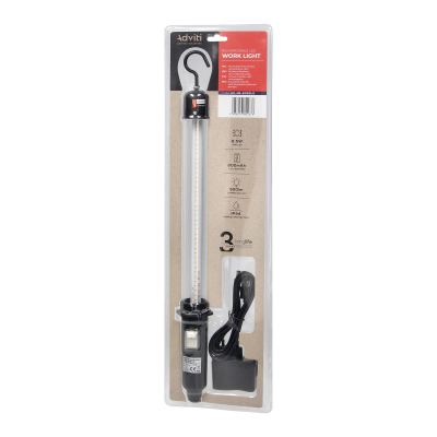 Akumulatorowa lampa warsztatowa 8,5W, 500lm, IP44, 6000K, Li-ion 800mAh