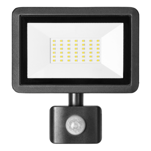 FARO S LED floodlight with PIR 30W, 2400lm,...