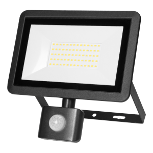 FARO S LED floodlight with PIR 50W, 4000lm, IP44, 4000K,...