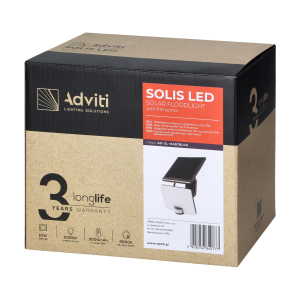 SOLIS LED 10W, solar floodlight with PIR sensor, 1200lm,... 2