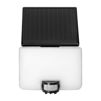 SOLIS LED 10W, solar floodlight with PIR sensor, 1200lm, IP54, 4000K, 3000 mAh, black