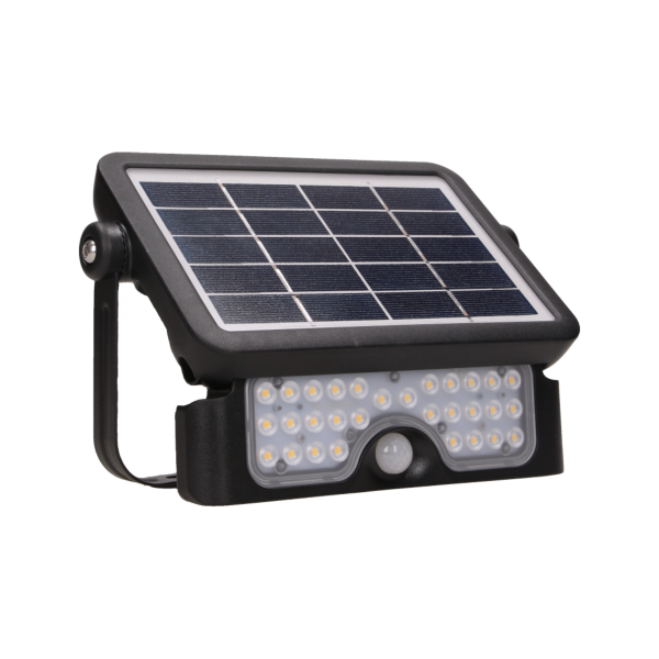 LUX LED 5W solar floodlight with motion sensor,...
