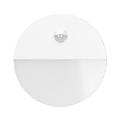 HALIT LED garden luminaire 10W with PIR motion sensor 140°, 600lm, IP65, 4000K, IK10, white