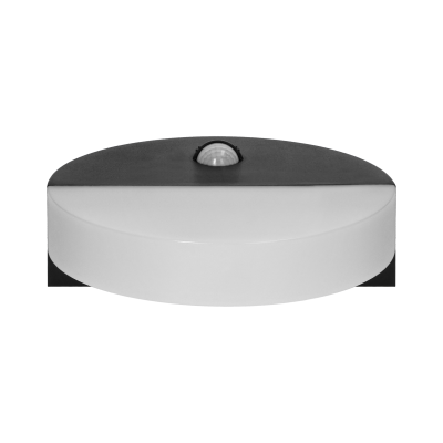 HALIT LED garden luminaire 10W, white with PIR motion sensor 140°, 600lm, IP65, 4000K, IK10, black