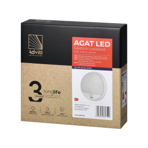 AGAT LED 10W, garden luminiare with motion sensor 140°,... 2