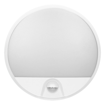 AGAT LED 10W, garden luminiare with motion sensor 140°, 800lm, IP54, 4000K, white