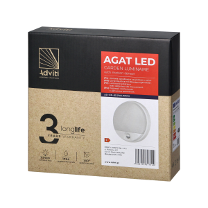 AGAT LED 15W, ogarden luminaire with motion sensor 140st,... 2