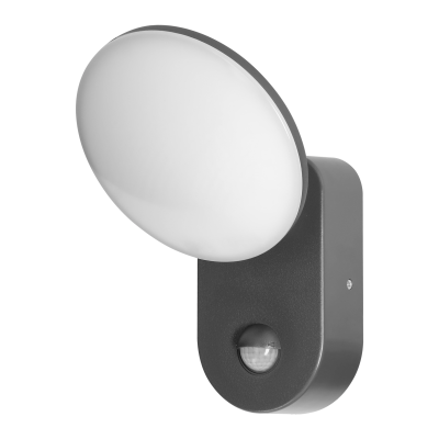 RIOLIT LED 15W, garden luminaire with motion sensor, 1100lm, IP65, 4000K, grey