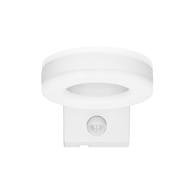 HOWLIT LED 20W, oprawa ogrodowa z czujnikiem ruchu, 1800lm, IP65, 4000K, biała