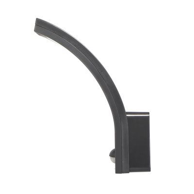 PIRYT LED 10W, garden luminaire with motion sensor 140°, 800lm, IP54, 4000K, grey