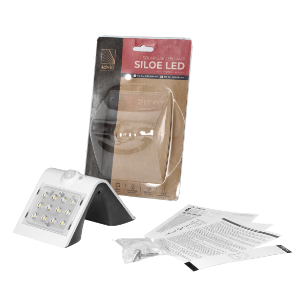  SILOE LED 1,5W, lampa solarna z czujnikiem...