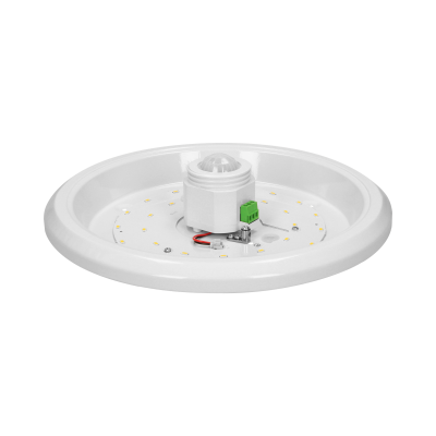 ZONDA LED 16W, ceiling light with motion sensor, 1100lm, IP20, 4000K,milky PC, white