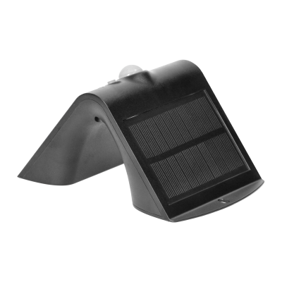LED solar garden lamp SILOE with motion sensor, black