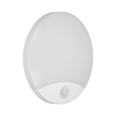 VIRAZON LED 15W, ceiling light with motion sensor 1050lm, IP44, 4000K, milky PC, white