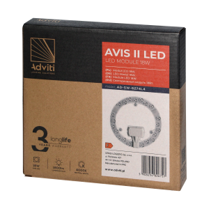 AVIS II LED panel świetlny LED 18W,  1800lm, 4000K, Ø 176 2