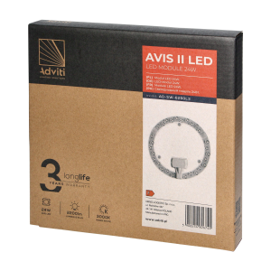 AVIS II LED light panel 24W, 2200lm, 3000K, Ø 215 2